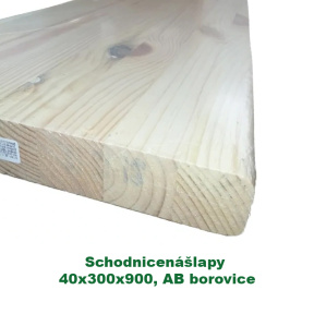 Schodnice/nášlapy 40x300x900