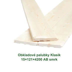 Obkladové palubky «Klasik» 15x121x4200 (8)