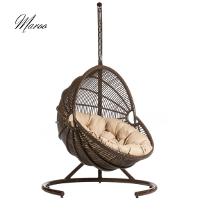 Závěsné křeslo Maro 1200x1565x2000, hliníkový rám, se stojanem a polštářem na sezení 1300mm SUMBA 70