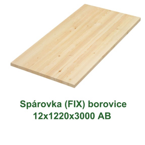 Spárovka FIX 12x1220x3000 AB, borovice