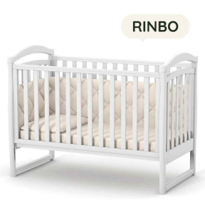 Dětská postýlka Rinbo Gekko 120x60-dětská postýlka, bílá 
