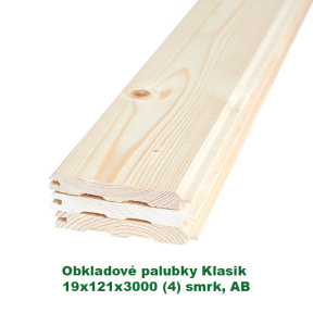 Obkladové palubky «Klasik» 19x121x3000 (4)