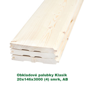 Obkladové palubky «Klasik» 20x146x3000 (4)