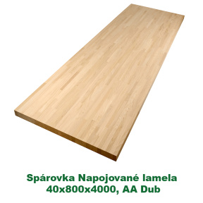 Spárovka Napojované lamela 40x800x4000