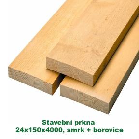Stavební prkna 24x150x4000