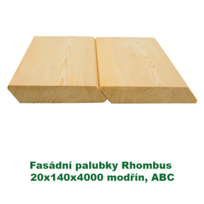 Fasádní palubky Rhombus 20x140x4000