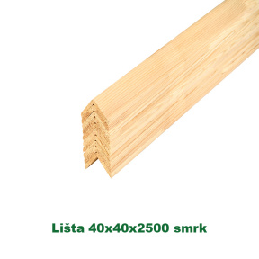 Lišta 40x40x2500