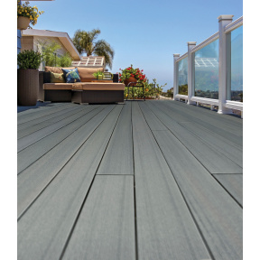 WPC Terasové prkno 24x136x4880 Rovné Hrany Prime+, šedé / Sea Salt Gray