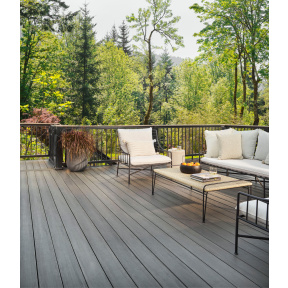 WPC Terasové prkno 24x136x4880 Rovné Hrany Prime+, šedé / Sea Salt Gray
