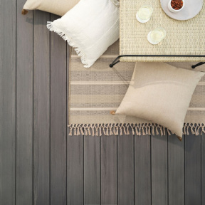 WPC Terasové prkno 24x136x4880 Rovné Hrany Prime+, šedé / Sea Salt Gray