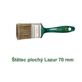 Štětec pl.Lazur 3", zelené drž