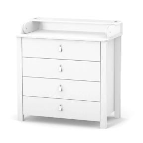Komoda Zukko 90x50x85,6-komoda, bílá 2 bal