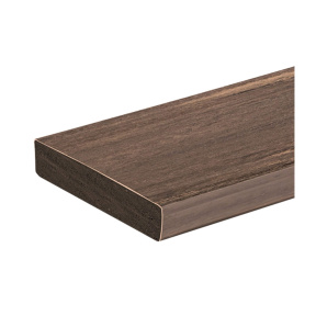 Fasádní prkno PVC Vintage English Walnut 25×89 mm – boční pohled