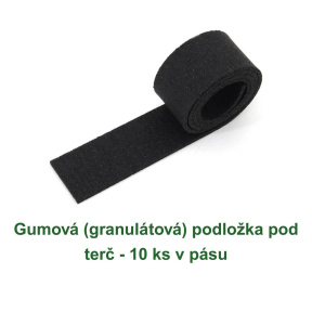 Gumová (granulátová) podložka pod terč - 10 ks v pásu