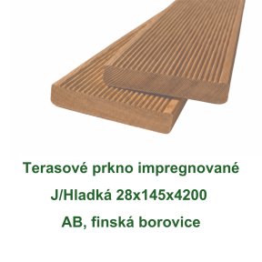 Hladka Terasova prkna impregnovana