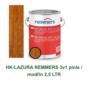 HK-LAZURA REMMERS 3v1 pinie / modřín 2,5 LTR