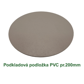 Podkladová podložka PVC průměr 200 mm pro stabilizaci terasových terčů