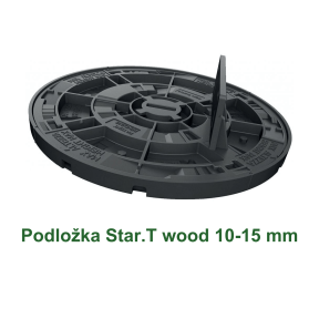 Podložka Star.T wood 10–15 mm – detail produktu na bílém pozadí