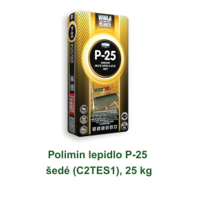 Polimin lepidlo P-25 šedé (C2TES1), 25 kg
