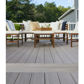 PVC Terasové prkno 25x140x4880 Vintage, Coastline / šědé