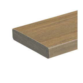 PVC Terasové prkno 25x140x4880 Vintage Rovné Hrany, Weathered Teak /  světle hnědé