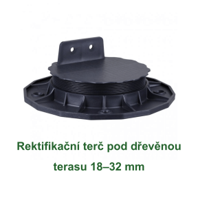 Rektitikační terč pod dřevěnou terasu, 18-32mm