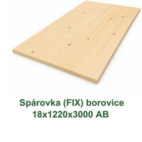 Spárovka FIX 18x1220x3000 AB, borovice