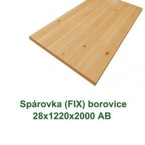 Spárovka 28x1220x2000 AB, borovice