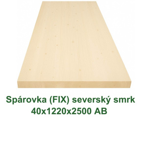 Spárovka FIX 40x1220x2500 AB, severský smrk