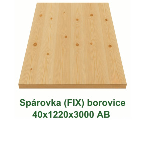 Spárovka FIX 40x1220x3000 AB, borovice