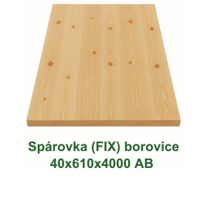 Spárovka FIX 40x610x4000 AB, borovice