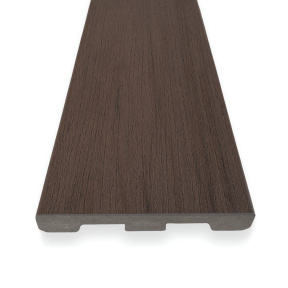 WPC Terasové prkno 24x136x4880 Rovné Hrany Prime+, Hnědé / Dark Cocoa