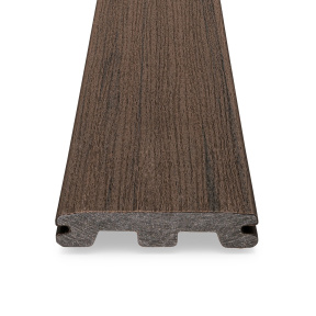 WPC Terasové prkno 24x136x4880 Rovné Hrany Prime+, Hnědé / Dark Cocoa