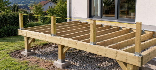 Jak postavit dřevěné zábradlí na terasu krok za krokem