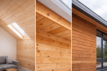 Dřevěné palubky: jaký typ dřeviny vybrat (smrk, borovice nebo modřín)?