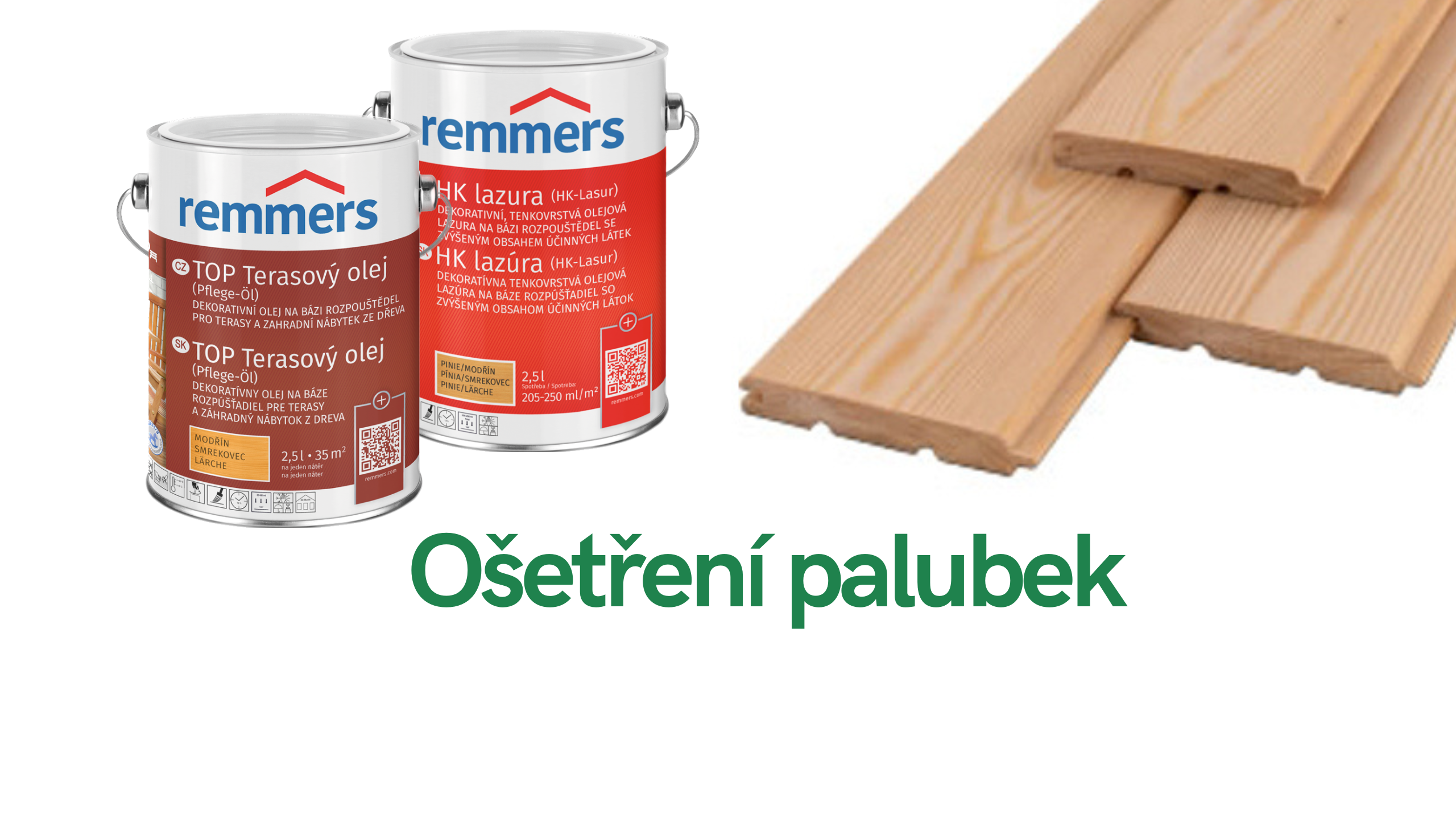 Ošetření palubek