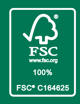 FSC 100 % – licenční kód FSC C164625