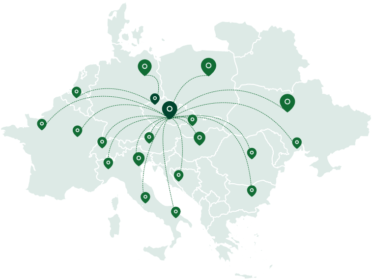 Naše logistika v České republice a Evropě